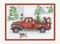 DIY Dimensions Joy Ride Dog Truck Christmas Counted Cross Stitch Kit 5x7